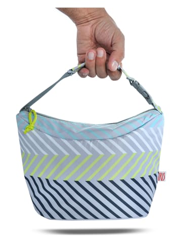 IRIS Lunchtasche in Türkis/ Grün - (B)29,5 x (H)19 x (T)13,5 cm