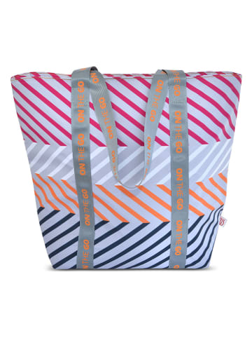 IRIS Barcelona Torba termiczna w kolorze różowo-błękitno-granatowym - 44 x 37 x 16 cm