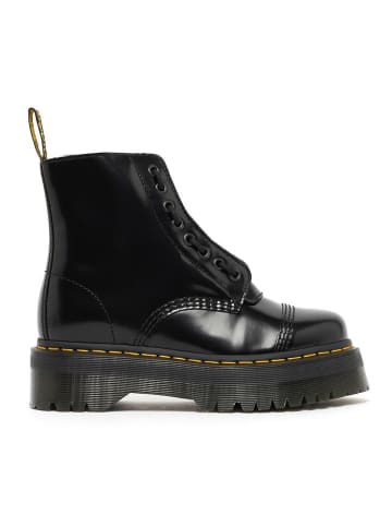 Dr. Martens Leder-Boots in Schwarz