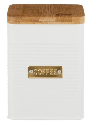 Typhoon Vorratsbehälter "Coffee" in Weiß - (B)11,5 x (H)15,7 x (T)11,5 cm