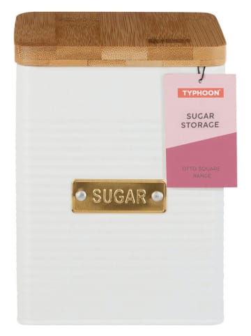 Typhoon Vorratsbehälter "Sugar" in Weiß - (B)11,5 x (H)15,7 x (T)11,5 cm