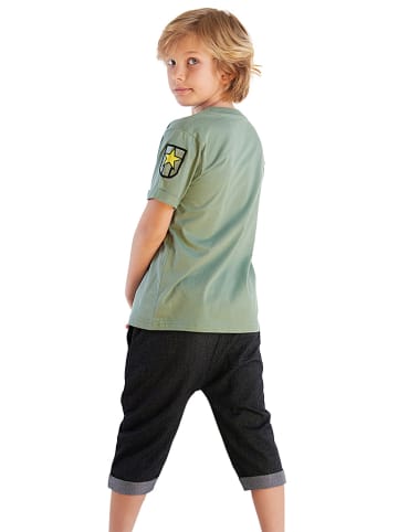 Denokids 2-częściowy zestaw "Player 08" w kolorze oliwkowo-antracytowym