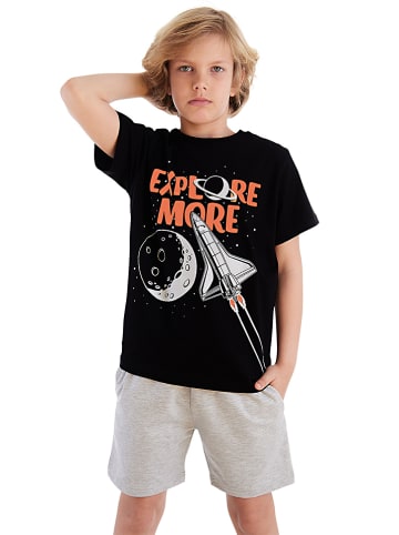 Denokids 2-częściowy zestaw "Mission Moon" w kolorze szaro-czarnym