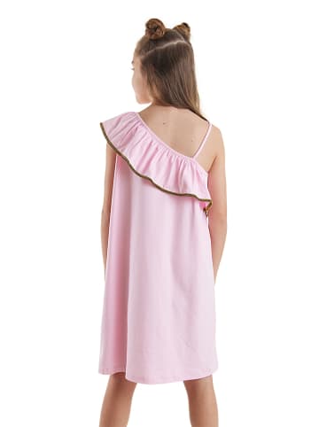 Denokids Jurk "Romantic Cat" lichtroze