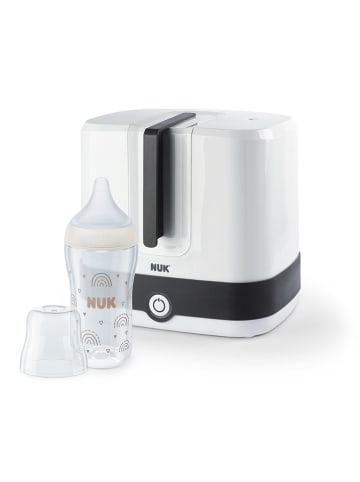 NUK Dampf-Sterilisator "Vario Express" mit Zubehör in Schwarz/ Weiß