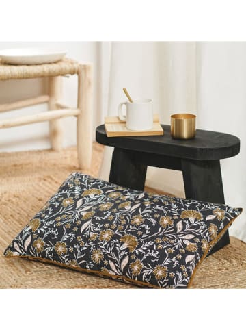 Today Kussen "Japur" donkerblauw/lichtbruin - (L)40 x (B)60 cm