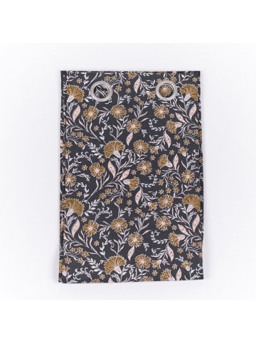 Today Gardine "Japur" in Dunkelblau/ Hellbraun - (L)240 x (B)140 cm