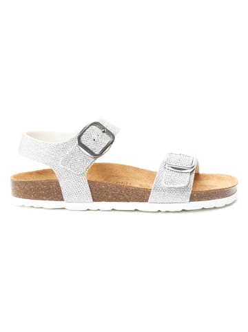 Mandel Sandalen "Ines" in Silber