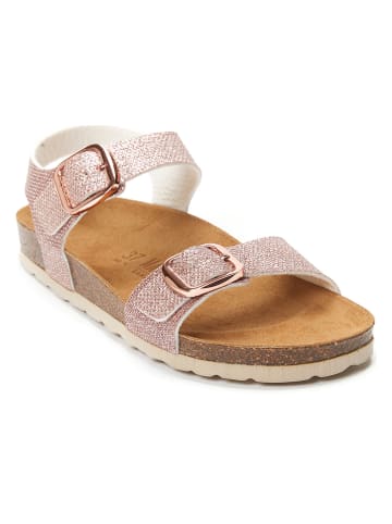 Mandel Sandalen "Ines" in Rosa