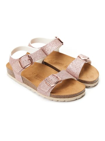 Mandel Sandalen "Ines" in Rosa