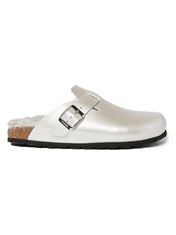 Mandel Clogs "Neo" in Silber