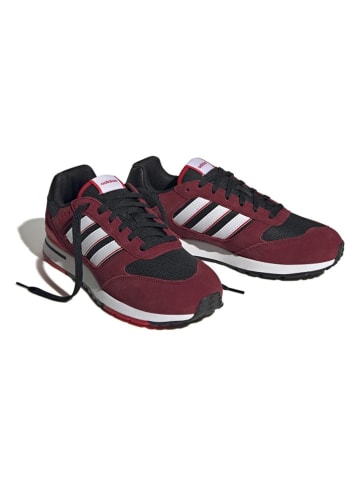 adidas Skórzane sneakersy "Run 80's" w kolorze czerwonym