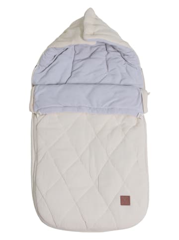 Kaiser Naturfellprodukte Sommer-Fußsack "Belanna" in Creme - (L)90 x (B)42 cm