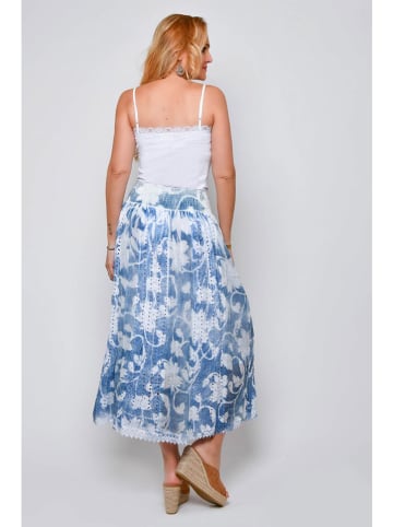 H.H.G. Rok wit/blauw
