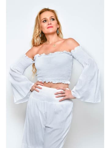 Tarifa Bluse in Weiß