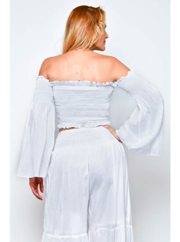 Tarifa Bluse in Weiß
