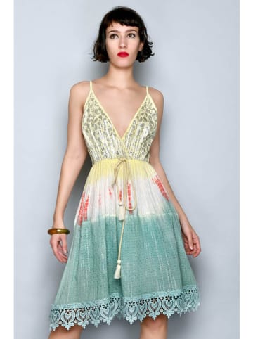 Tarifa Kleid in Gelb/ Grün