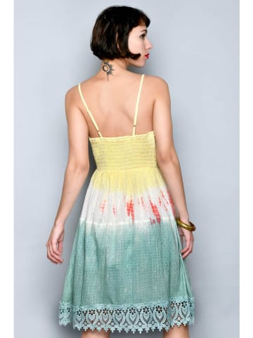 Tarifa Kleid in Gelb/ Grün