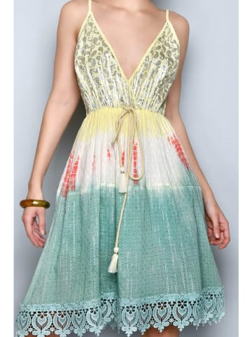 Tarifa Kleid in Gelb/ Grün