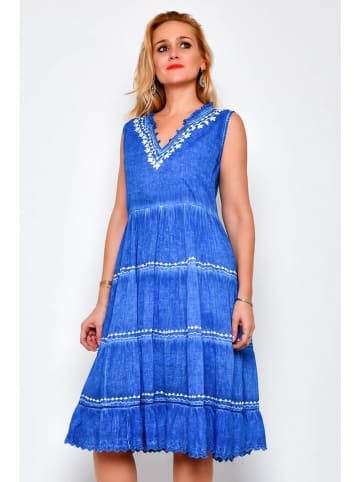 Tarifa Kleid in Blau