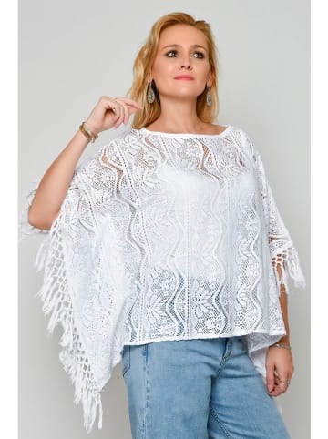 Tarifa Bluse in Weiß/ Weiß