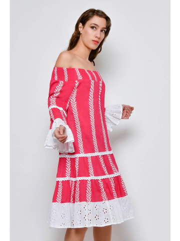 Tarifa Kleid in Koralle