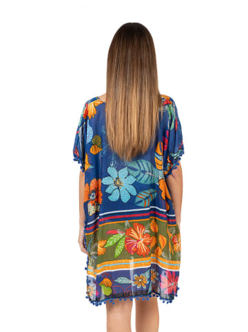Isla Bonita by SIGRIS Kaftan in Blau/ Bunt
