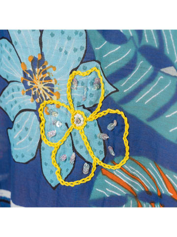 Isla Bonita by SIGRIS Kaftan in Blau/ Bunt
