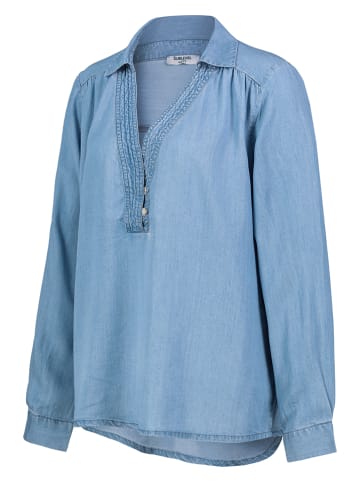 Sublevel Bluzka dżinsowa w kolorze niebieskim