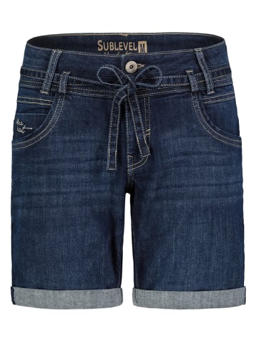 Sublevel Jeans-Bermudas in Dunkelblau