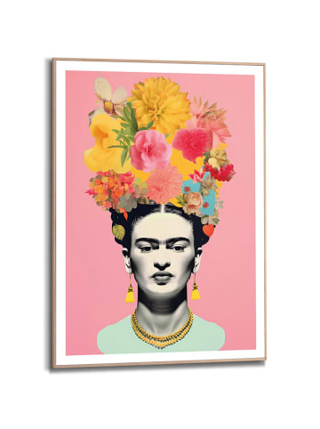 Orangewallz Ingelijste kunstdruk "Sweet Frida" - (B)50 x (H)70 cm