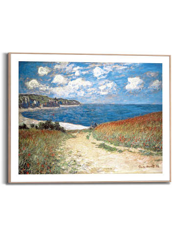 Orangewallz Druk artystyczny "Monet" w ramce - 40 x 50 cm