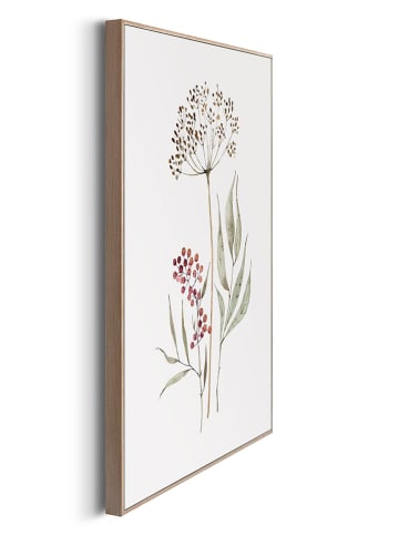 Orangewallz 2-delige set: ingelijste kunstdrukken "Dried Flowers & Grasses Set" - (H)40 cm