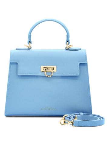 ATELIERS SAINT GERMAIN Leren handtas lichtblauw - (B)26 x (H)20 x (D)11 cm