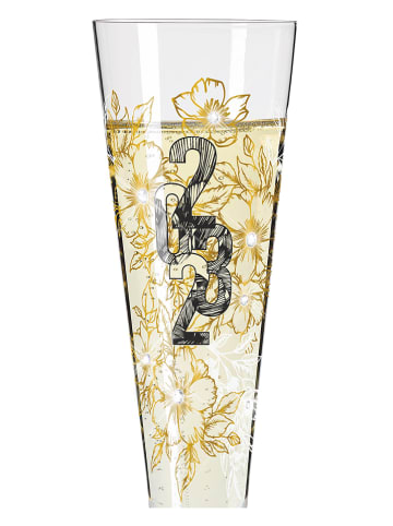 RITZENHOFF Champagneglas "Brilliant night" goudkleurig/zwart - 205 ml
