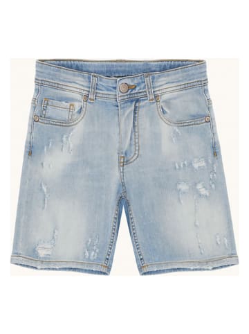 Please Jeans-Shorts in Hellblau
