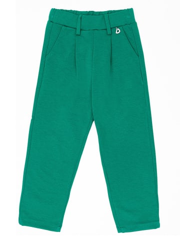 Please Spodnie w kolorze zielonym