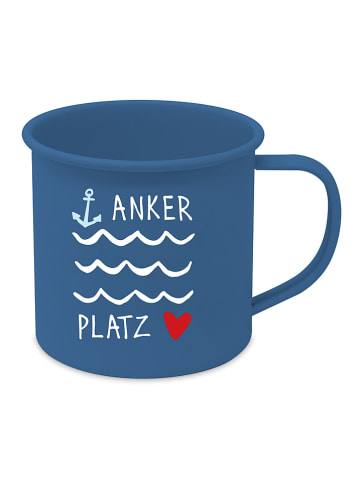 ppd Jumbotasse "Seaside Ankerplatz" in Blau - 500 ml