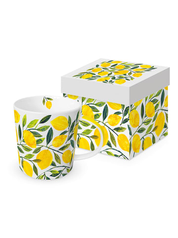 ppd Kubek jumbo "Tracey´s Citronella" w kolorze zielono-żółtym - 400 ml