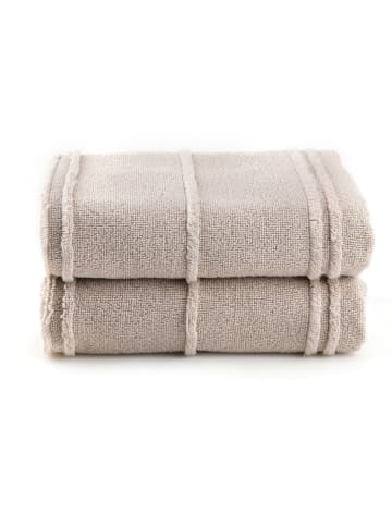 Elizabed Ręczniki prysznicowe (2 szt.) w kolorze jasnobrązowym