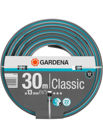 Gardena Schlauch "Classic" in Grau/ Türkis - 3 mm (1/2"), 30 m