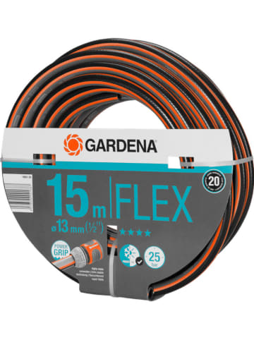 Gardena Wąż ogrodowy "Comfort FLEX" w kolorze czarno-pomarańczowym - dł. 15 m