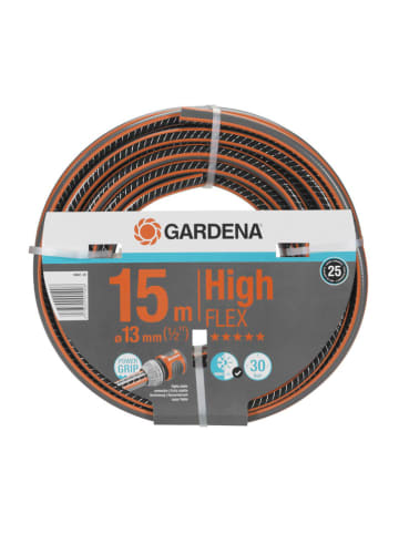 Gardena Schlauch "Comfort HighFLEX" in Schwarz/ Orange - 10x10 13 mm (1/2"), 15 m