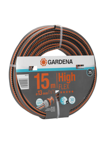 Gardena Wąż "Comfort HighFLEX" w kolorze czarno-pomarańczowym - dł. 15 m