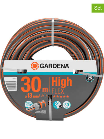 Gardena Schlauch "Comfort HighFLEX" in Schwarz/ Orange - 10x10 13 mm (1/2"), 30 m