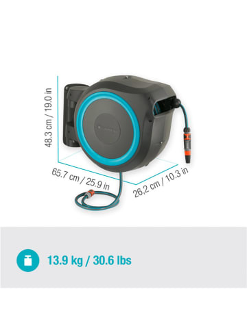 Gardena Wand-tuinslangbox "RollUp XL" grijs