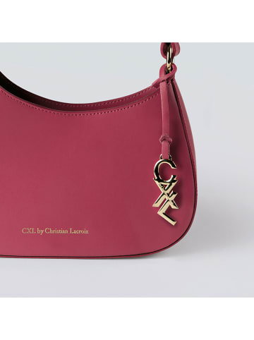 CXL by Christian Lacroix Skórzana torebka "Ambroise" w kolorze różowym - 28 x 14 x 6 cm