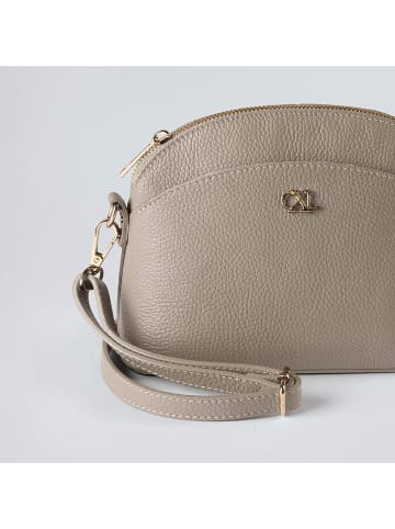 CXL by Christian Lacroix Leder-Umhängetasche "Malesherbes" in Beige - (B)23 x (H)17 x (T)7 cm