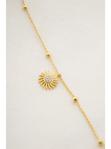 Heliophilia Zilveren enkelketting met hanger