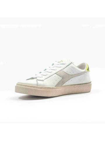 Diadora Leder-Sneakers in Gold/ Creme/ Beige